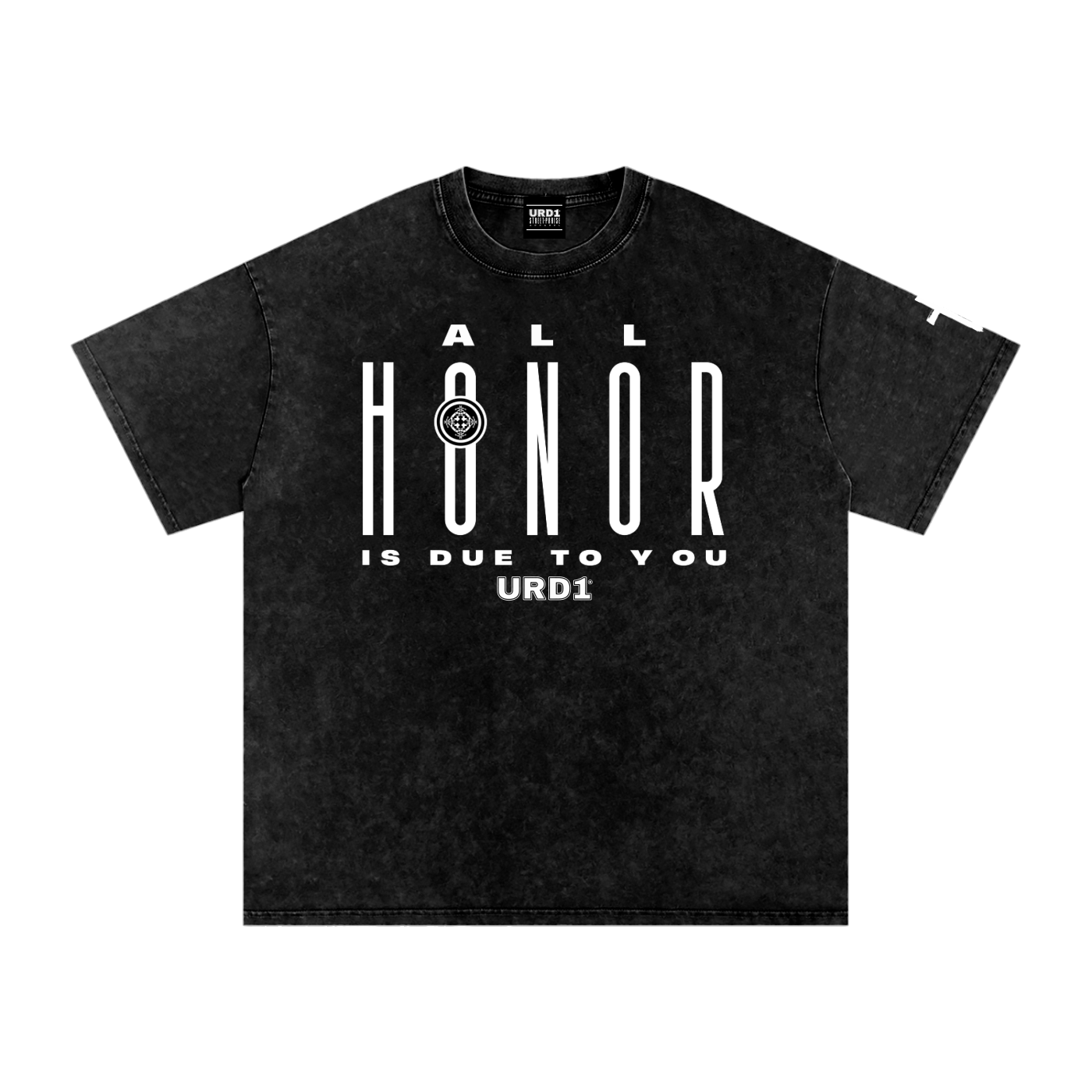 URD1 - Snow Washed Oversized Cotton T-Shirt - All Honor