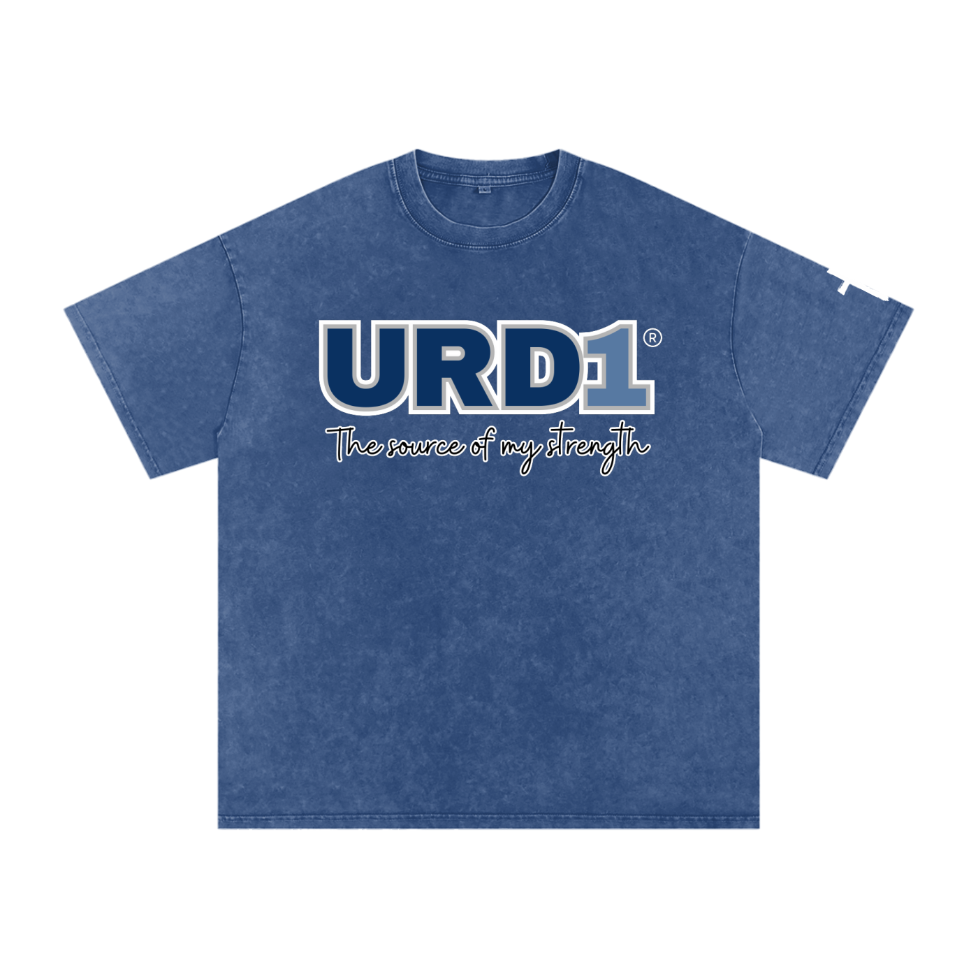 URD1 - Snow Washed Oversized Cotton T-Shirt - My Strength