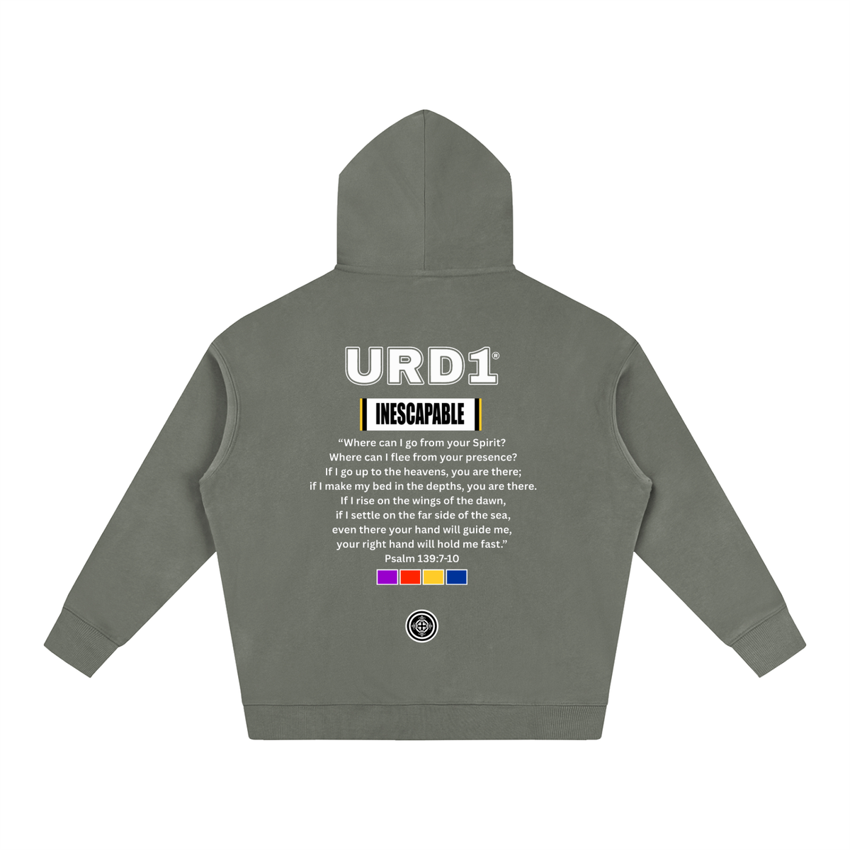 URD1- Oversize Fleeced Hoodie - INESCAPABLE