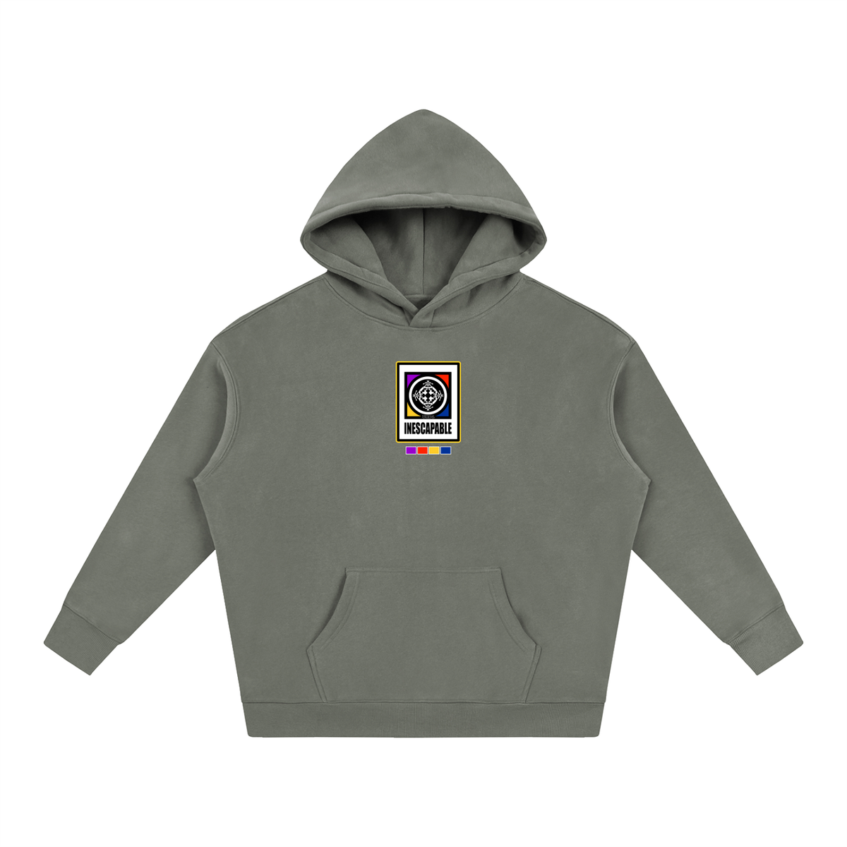 URD1- Oversize Fleeced Hoodie - INESCAPABLE