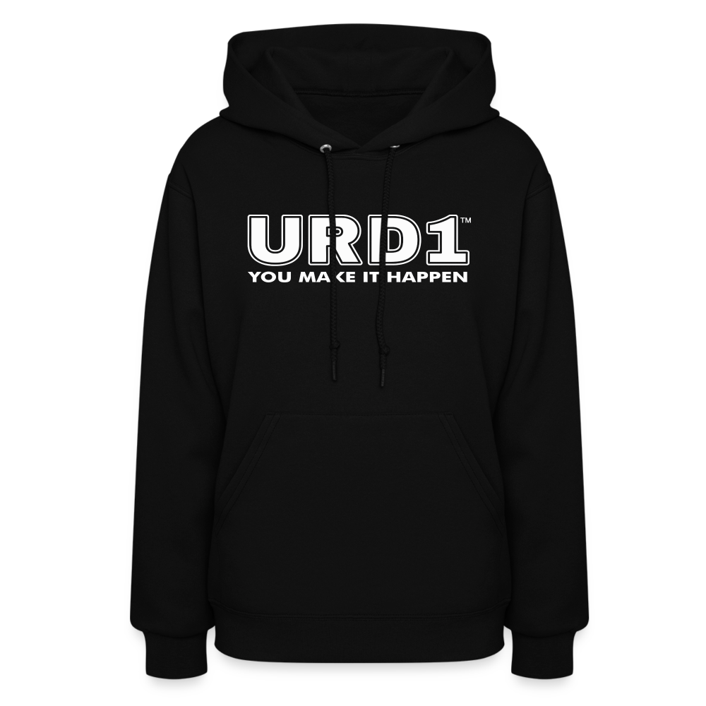 URD1- You Make It Happen - Women Impact Hoodie - black