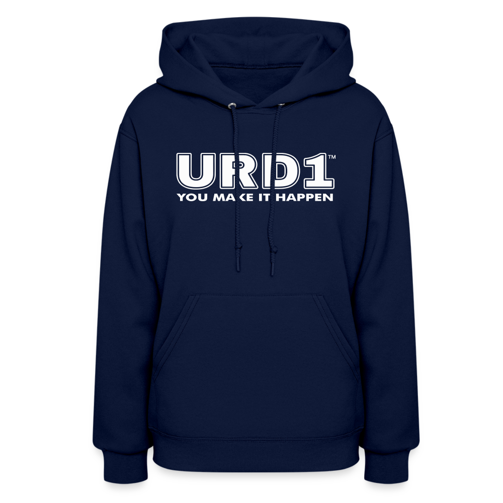 URD1- You Make It Happen - Women Impact Hoodie - navy