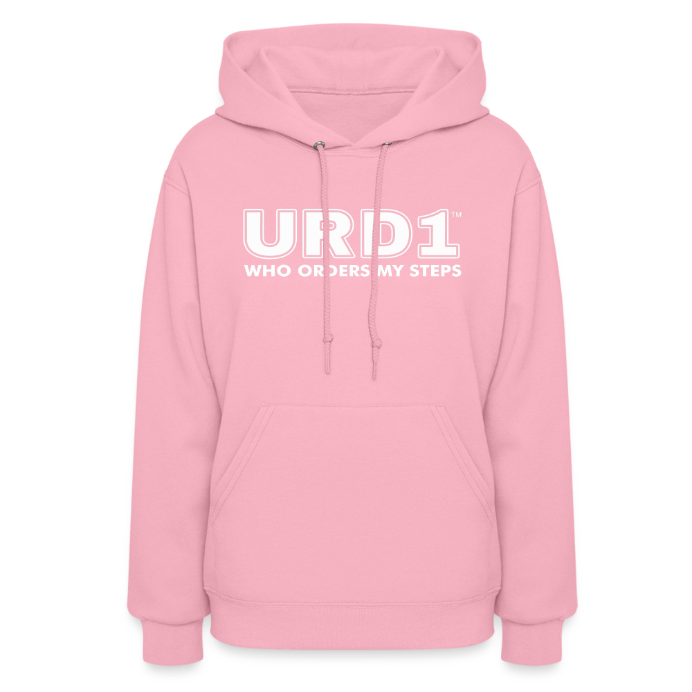 URD1- Who Orders My Steps - Women Impact Hoodie - classic pink