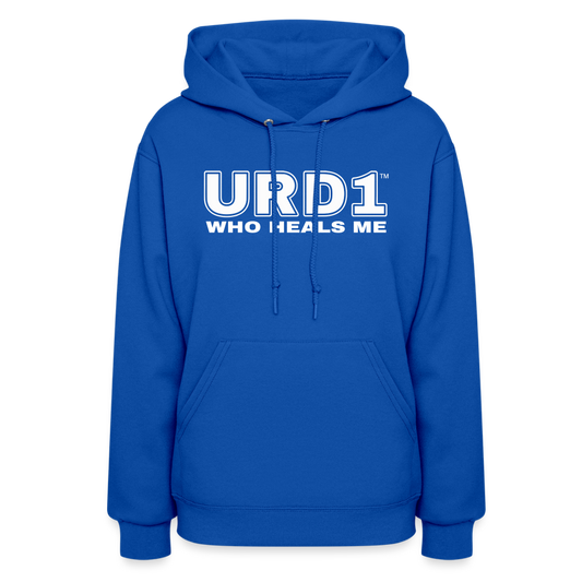 URD1- Who Heals Me - Women Impact Hoodie - royal blue