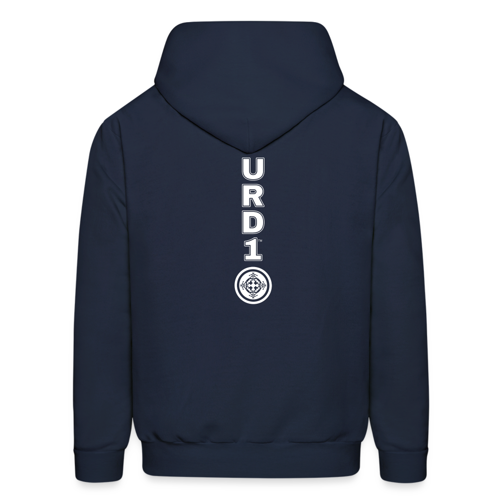 URD1- Jehovah Jireh - Men Impact Hoodie - navy
