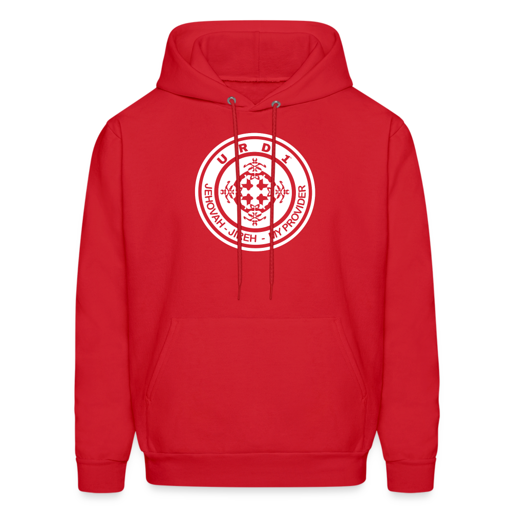 URD1- Jehovah Jireh - Men Impact Hoodie - red
