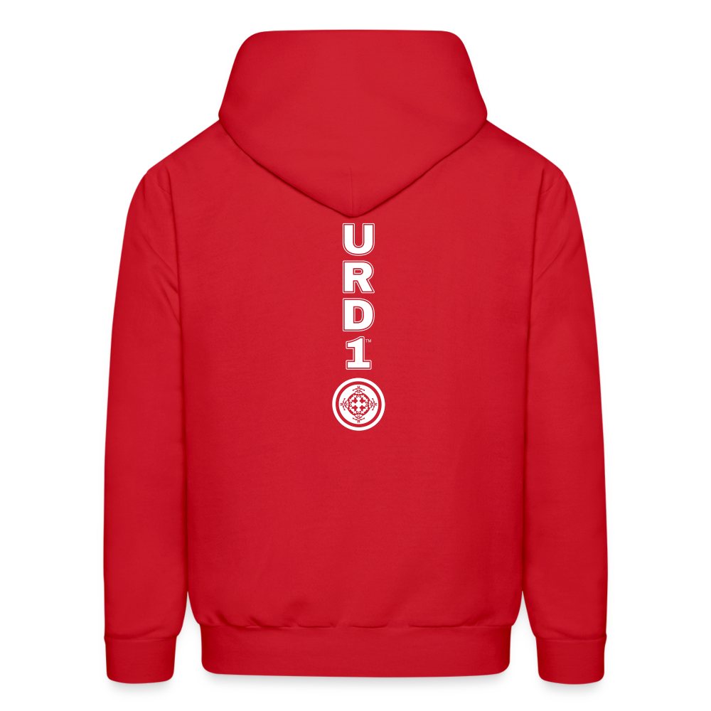 URD1- Jehovah Jireh - Men Impact Hoodie - red