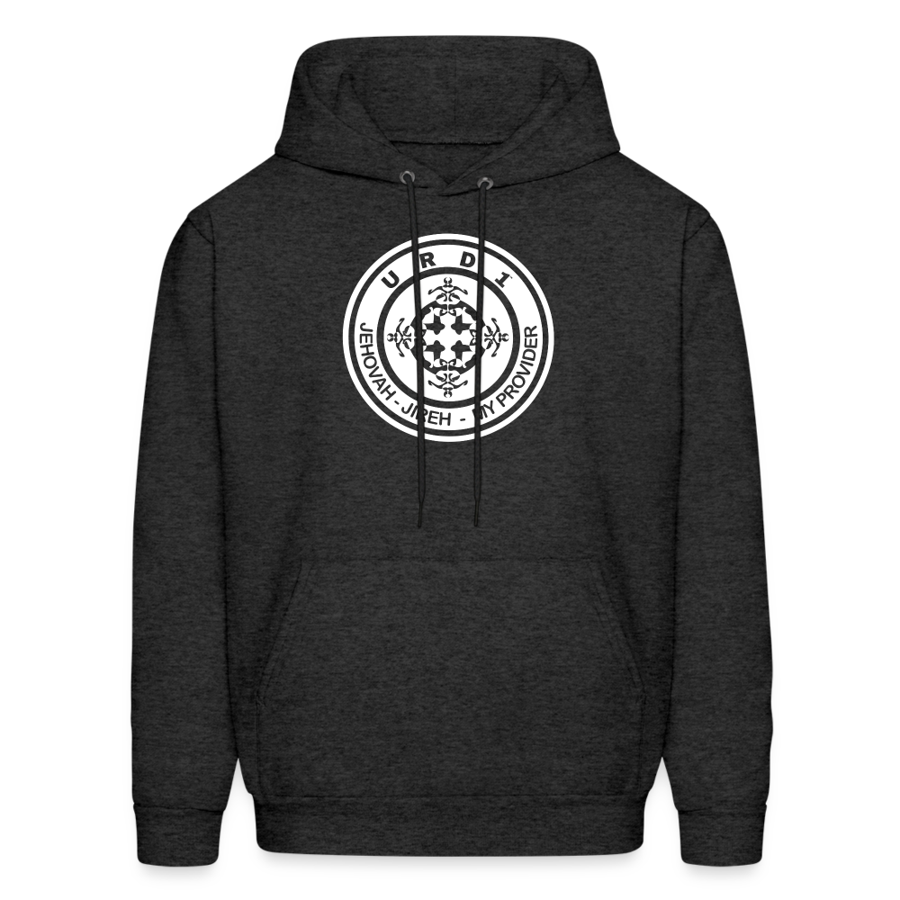 URD1- Jehovah Jireh - Men Impact Hoodie - charcoal grey