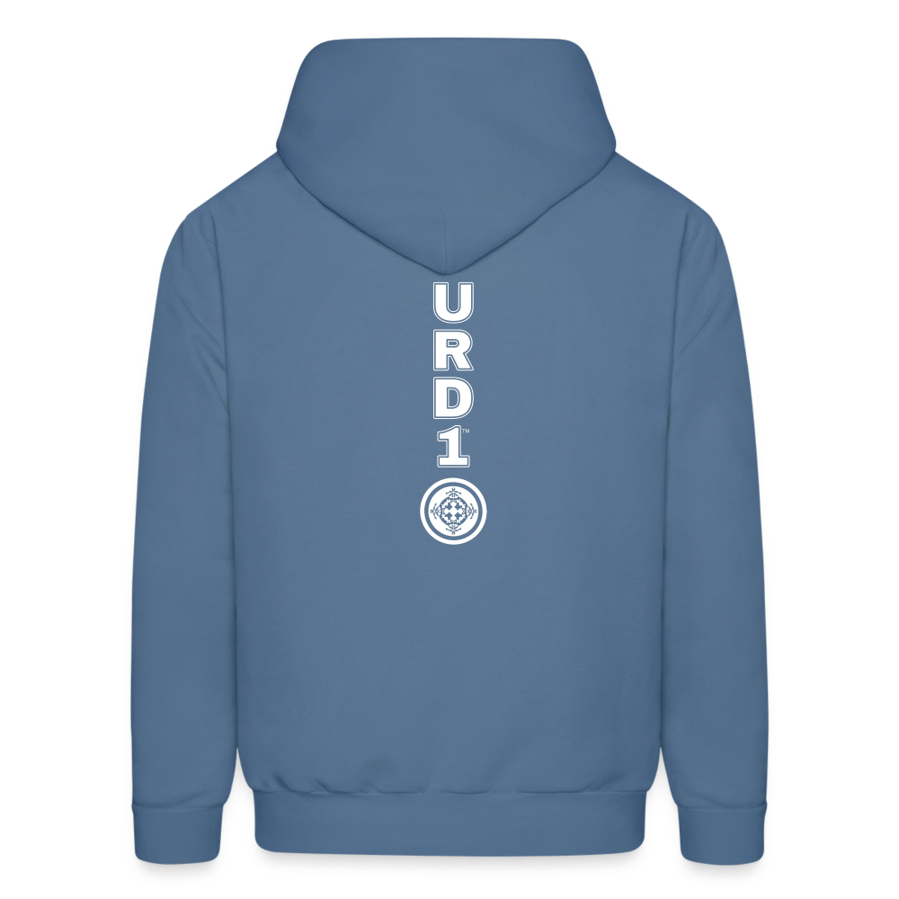 URD1- Jehovah Jireh - Men Impact Hoodie - denim blue