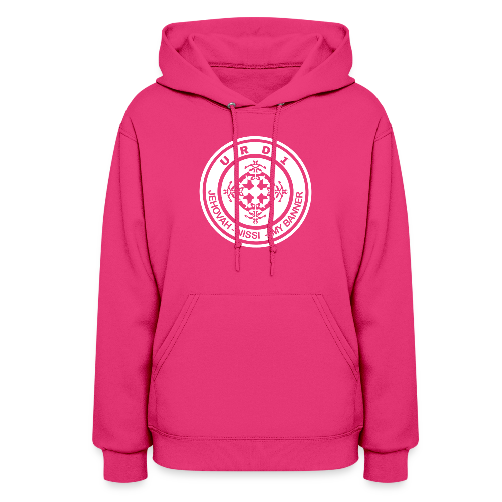 URD1- Jehovah Nissi - Women Impact Hoodie - fuchsia