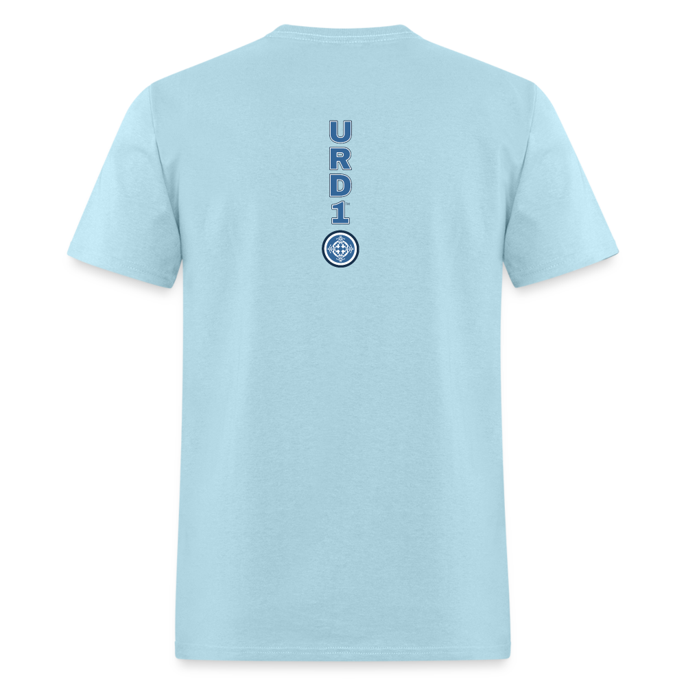 URD1 - Women Praise T-Shirt - Jehovah Shalom - powder blue