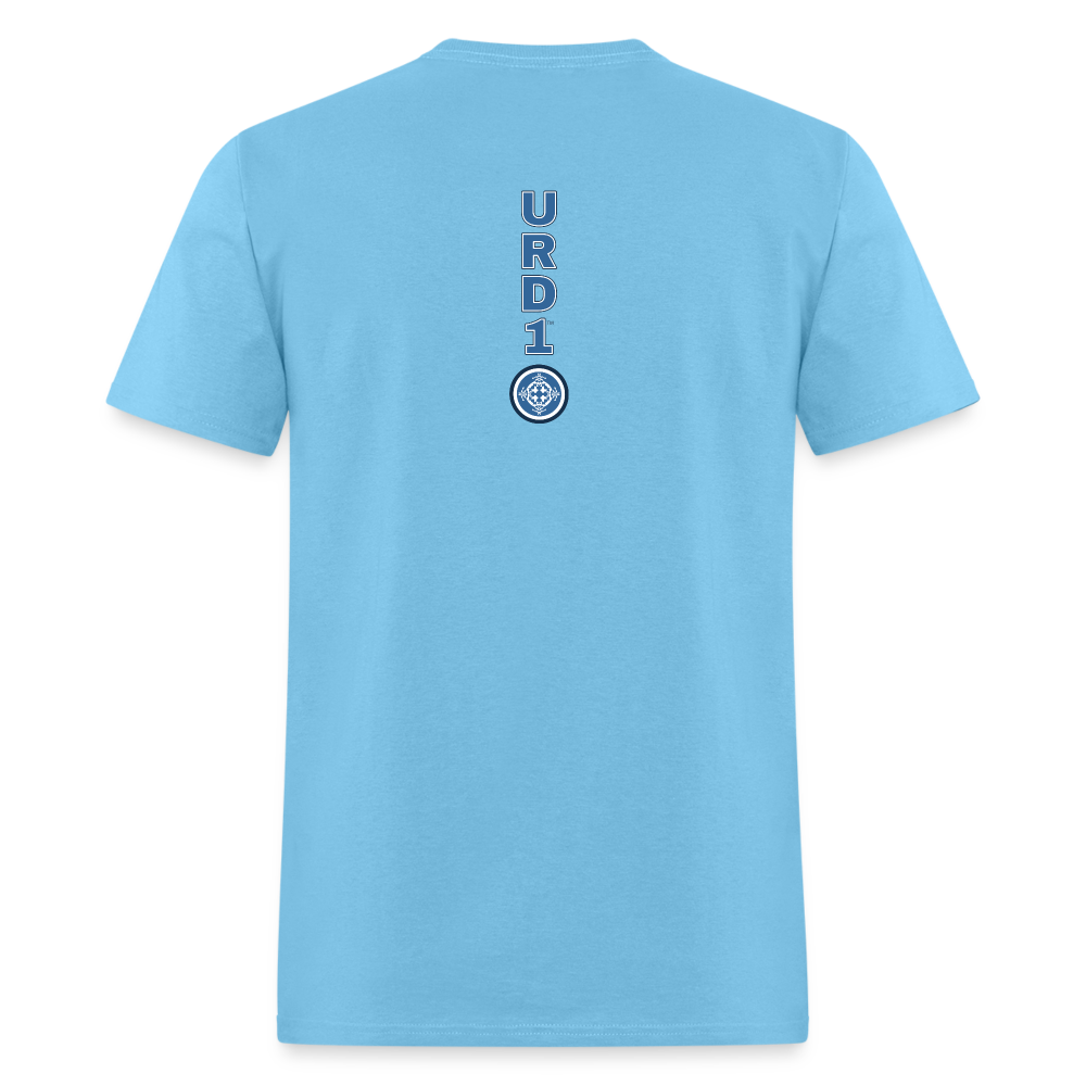 URD1 - Women Praise T-Shirt - Jehovah Shalom - aquatic blue