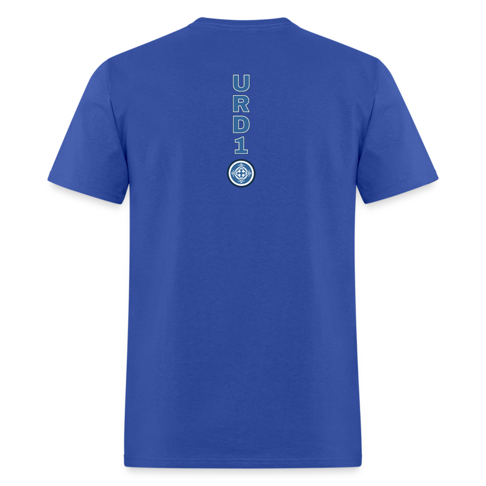 URD1 - Men Praise T-Shirt - Jehovah Nissi - royal blue