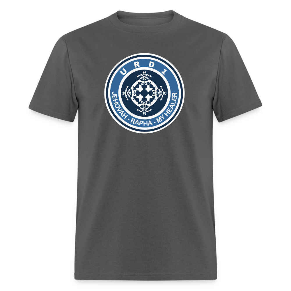 URD1 - Men Praise T-Shirt - Jehovah Rapha - charcoal