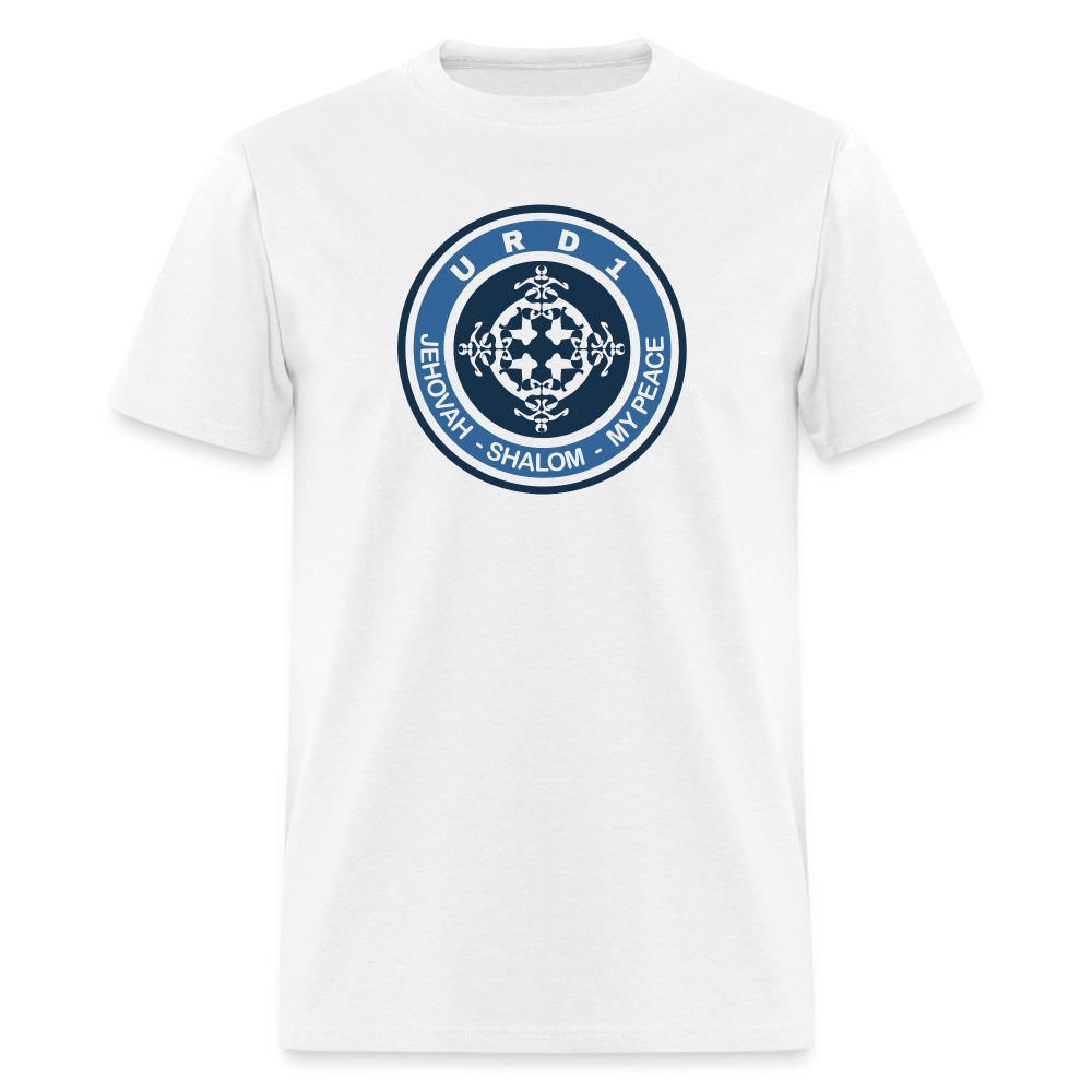 URD1 - Men Praise T-Shirt - Jehovah Shalom - white