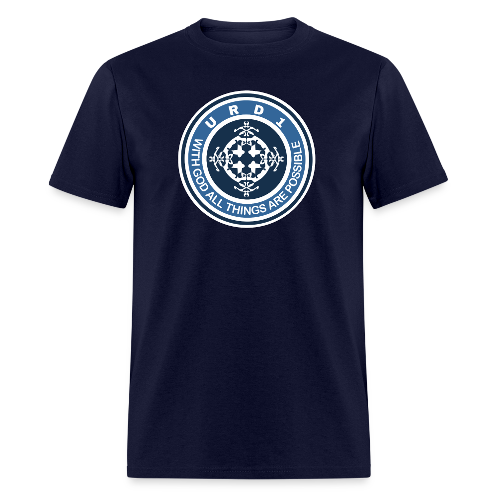 URD1 - Men Praise T-Shirt - All Things Are Possible - navy