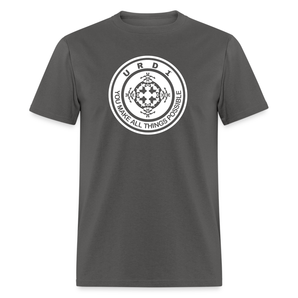 URD1 - Men Praise T-Shirt - All Things Possible - charcoal