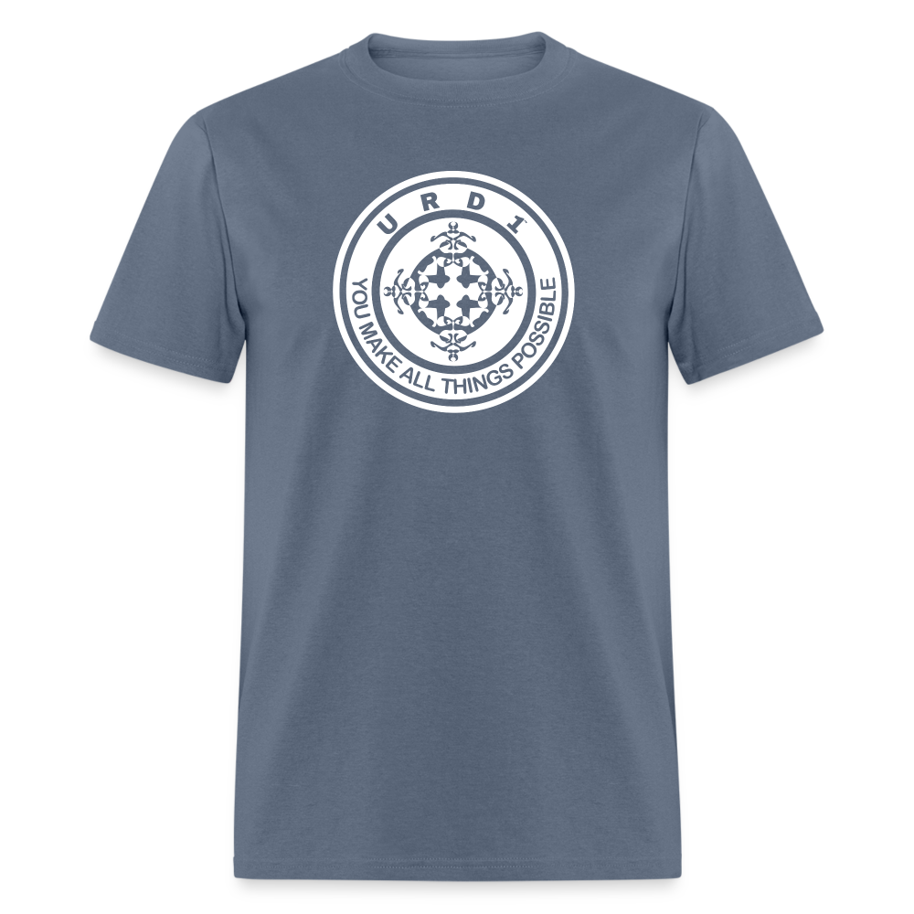 URD1 - Men Praise T-Shirt - All Things Possible - denim