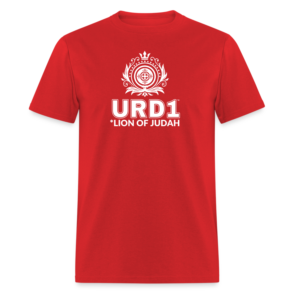 URD1 - Women Praise T-Shirt - Lion of Judah - red