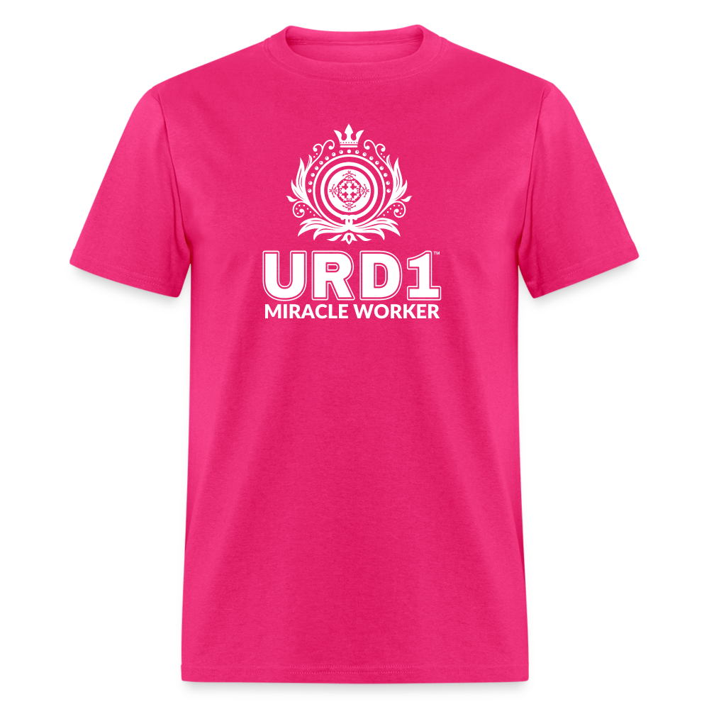 URD1 - Women Praise T-Shirt - Miracle Worker - fuchsia